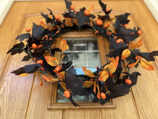 Halloween Pumpkin Wreath