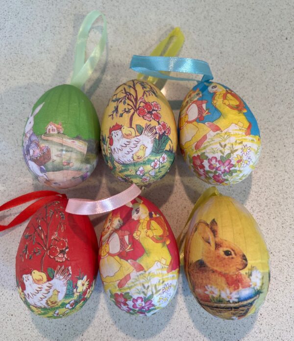 Paper Mache Easter Eggs