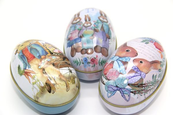 Tin Easter eggs